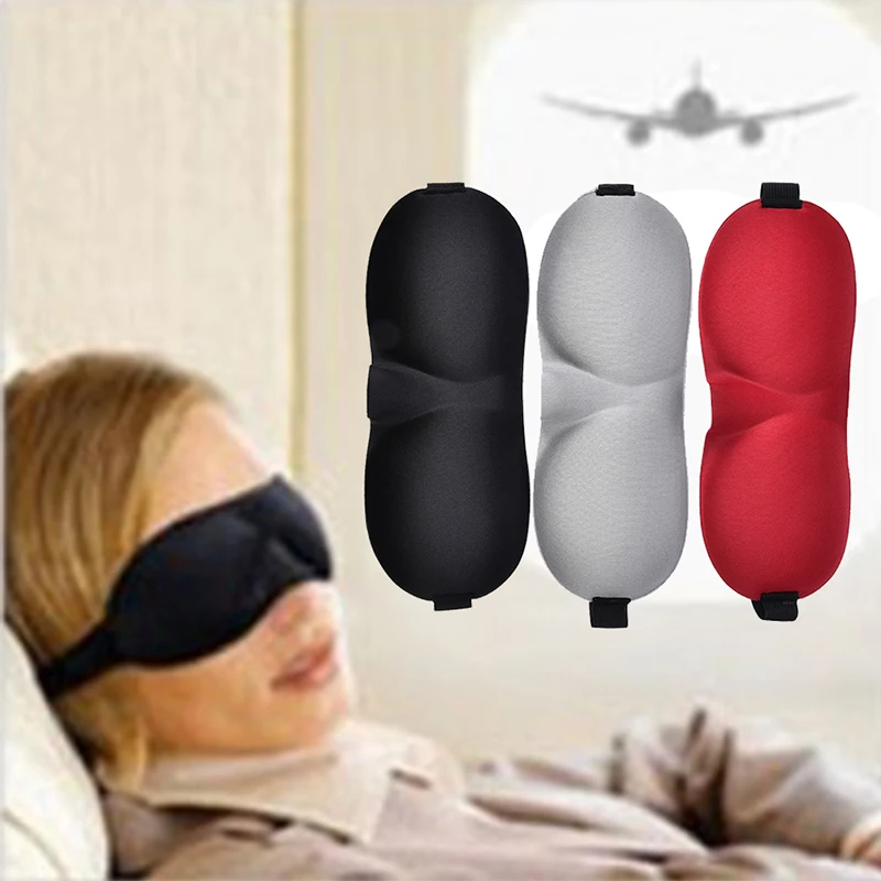 1Pcs Soft Blindfold Travel Eyepatch 3D Sleep Mask Natural Sleeping Eye Mask Eyeshade Cover Shade Eye Patch Women Men