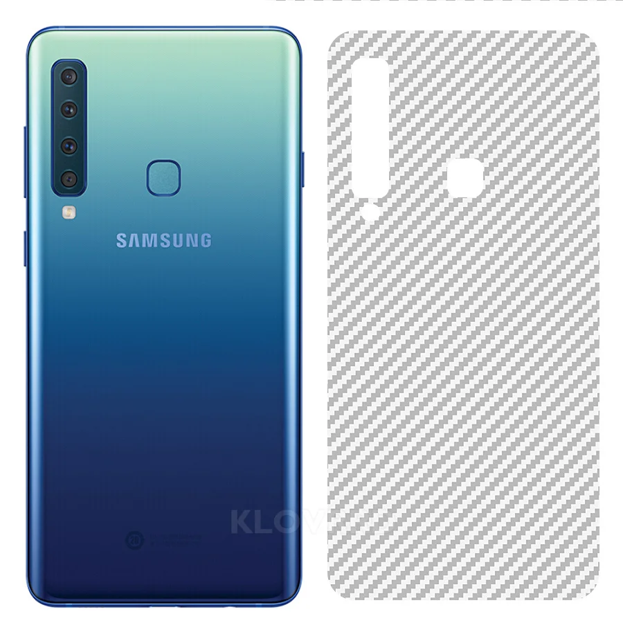 Углеродное волокно для Samsung Galaxy A7 2018 S10 Note 10 Plus 5G A20 M30 M30s A50 A70 A20e A50s задняя наклейка с