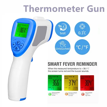 

Forehead Digital Baby Thermometer Infrared For Milk Water Room Medical Pacifier Fever Body Thermometer Non Contact Baby Care