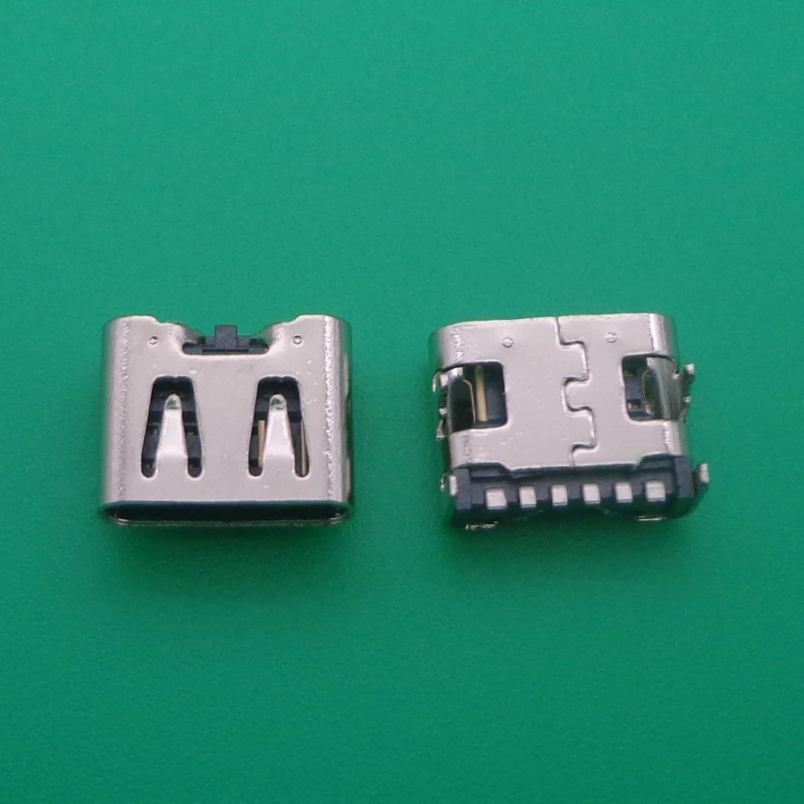 100 шт. Micro USB 6 pin type-C Женский Разъем USB3.1 для Мобильный телефон Mini разъем зарядки |