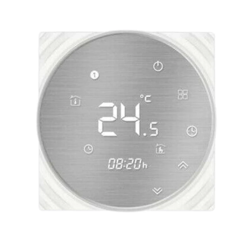 

3A WiFi Smart Thermostat Temperature Controller for Water Floor Heating-Metal Brushed Panel