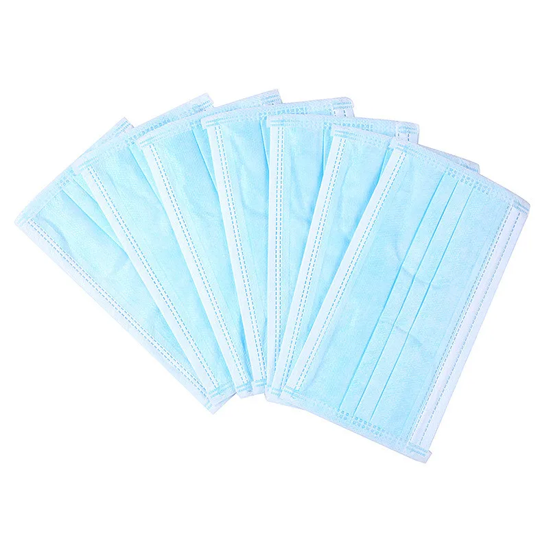 

20/50/100PCS Face Mask Anti Pollution Dust Mask Mouth Blue Disposable Masks