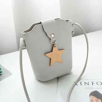 

sling bag2020 Autumn New Crossbody Bag Tassel Student Phone Purse Key Women Soft Leather