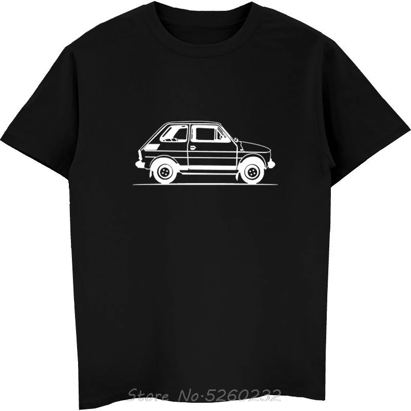 Camiseta de algodón con estampado marca para hombre, de moda con diseño Original coche Fiat 126|Camisetas| - AliExpress
