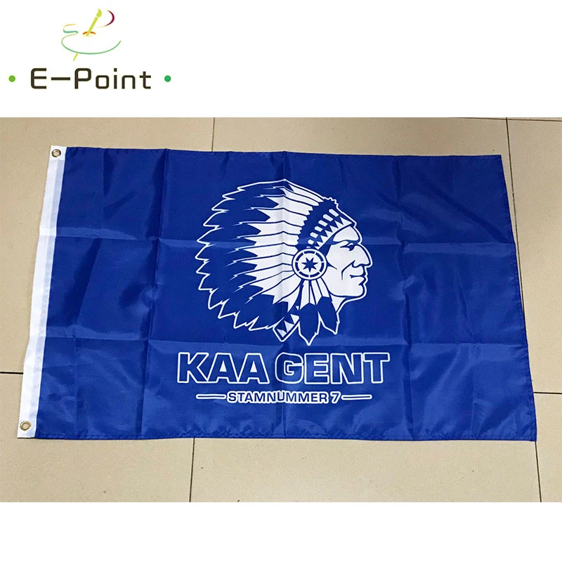 Бельгийский флаг KAA Gent 2ft* 3ft(60*90 см) 3ft* 5ft(90*150 см) размер рождественские украшения для домашнего флага баннер