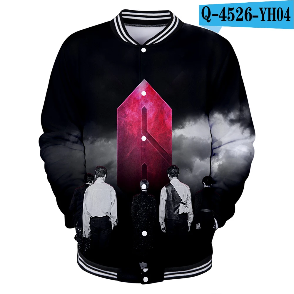 AB6IX новая одежда 3D 2 зимняя куртка мужская/женская модная куртка в стиле хип-хоп Женская Корейская бейсбольная куртка с программным обеспечением для фанатов плюс xll - Цвет: 6