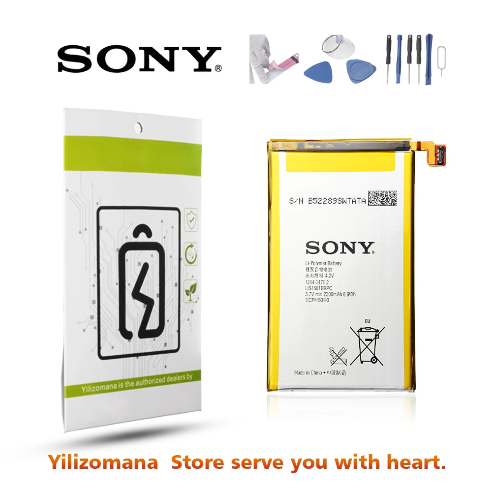 Аккумулятор для телефона SONY LIS1501ERPC 3000 мАч для SONY Xperia Z1 C6902 C6903 L39h запасная батарея+ Бесплатные инструменты