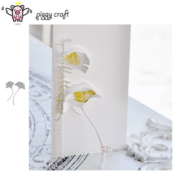 

Piggy Craft metal cutting dies cut die mold Flower strip decoration Scrapbook paper craft knife mould blade punch stencils dies