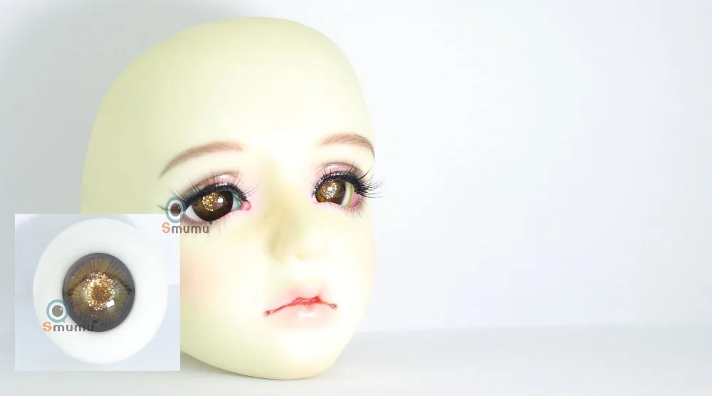 1/8 1/6 1/4 1/3 BJD аксессуары глаза для кукол стеклянный окуляр для BJD/SD yosd MSD SD16 DD, не включает кукольную головку и другие E2565-L