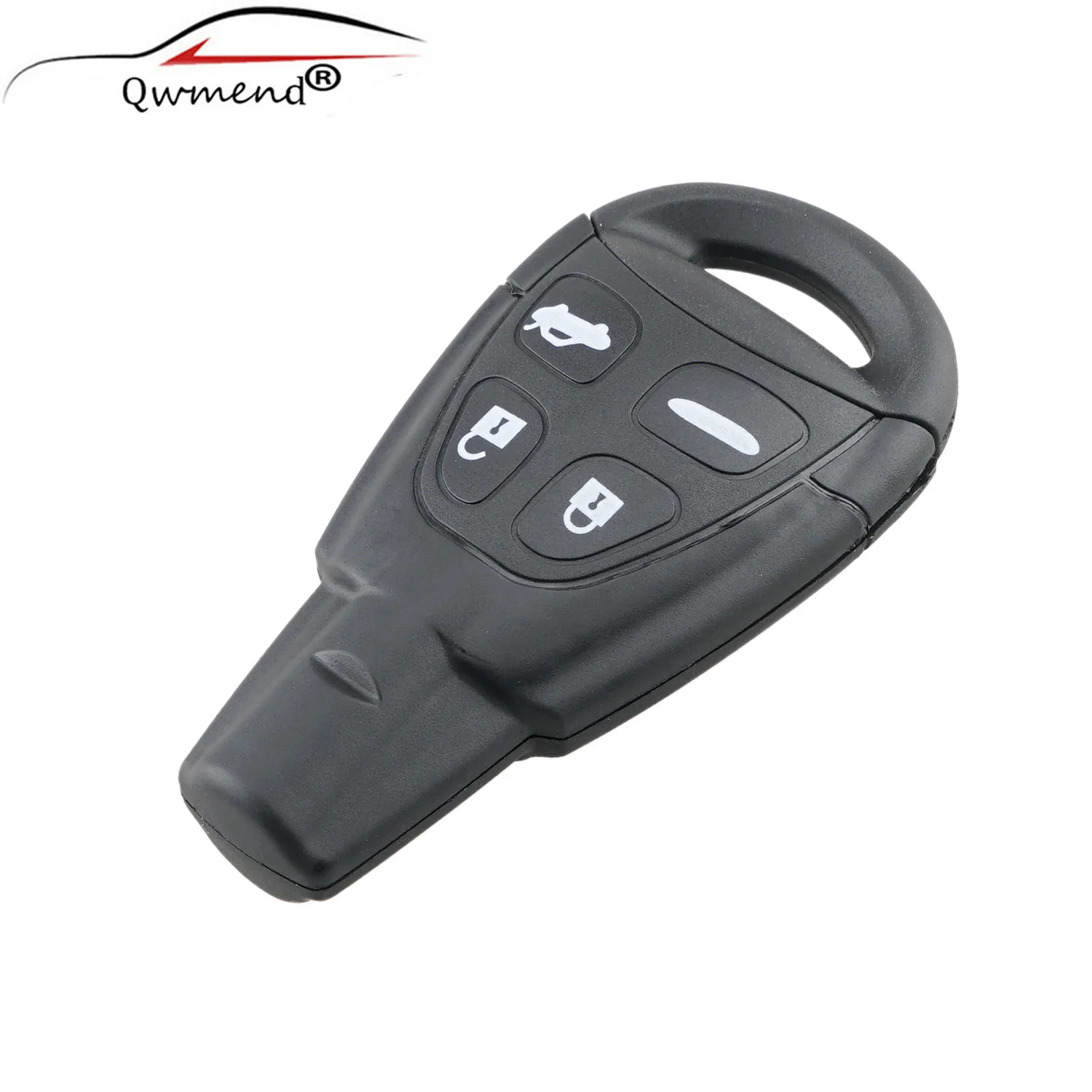 10 шт./лот 4 кнопки дистанционного ключа оболочки FOB чехол для SAAB 9-3 93 2003-2007 дистанционного ключа автомобиля оболочки случае Fob для LTQSAAM433TX