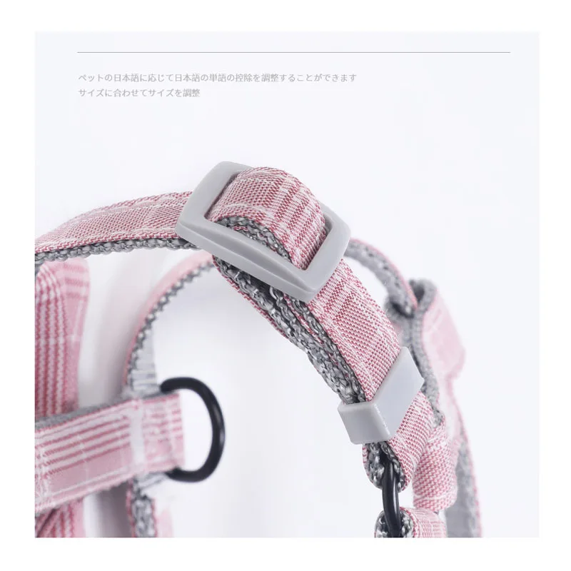 Pet Cat Collar Harness And Leash Adjustable Nylon Pet Traction Dog Kitten Halter Collar Cats Products For Cat Pet Harness Belt
