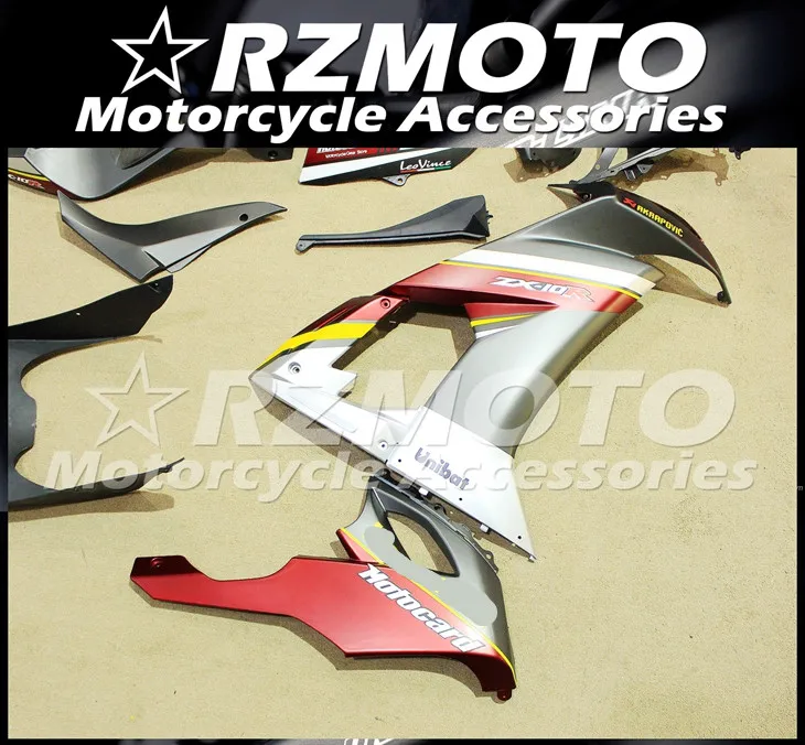 ABS мотоцикл обтекатель комплект для KAWASAKI ZX-10R 2008-2010 год кузов литьевая форма Магазин № 2257