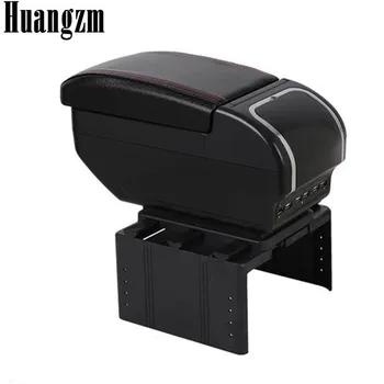 

Armrest For Peugeot 207 Dual layer heighten 9 USB Charging Centre Console Storage Box
