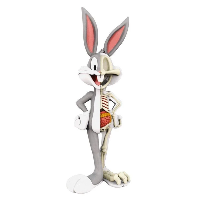Art Bugs Bunny 4D XXRAY Master рассеянный могучий Jaxx Jason Freeny фигурка Пластиковые ремесла украшение дома R3657