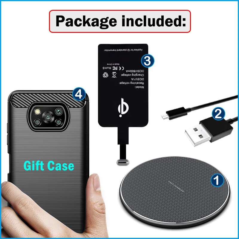 F5 Pro Poco F1 Carga Inalambrica Cargador Inal Poco M3 Pro Tiene