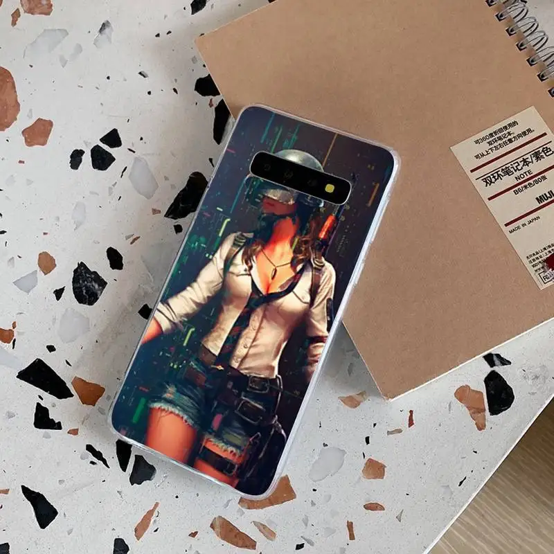 Мягкий чехол для телефона Motirunner PLAYERUNKNOWN S BATTLEGROUNDS PUBG Samsung S10 S10lite S9 S9plus S8 S7 S6