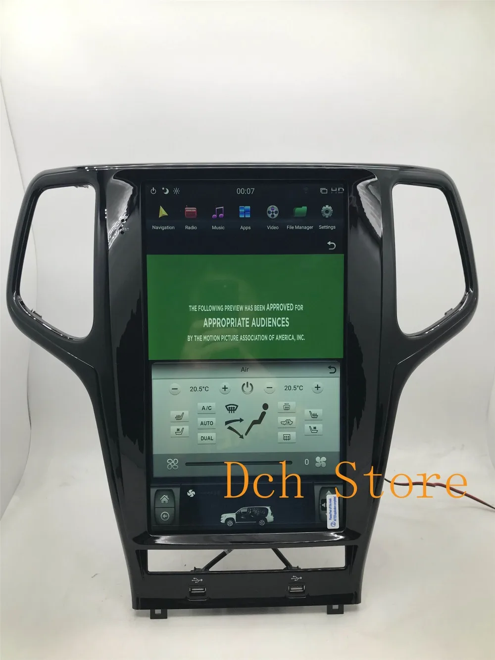 13,6 дюймов вертикальный экран Tesla стиль Android 8,1 автомобильный DVD gps плеер для Jeep Grand Cherokee 2011- px6 carplay радио navi