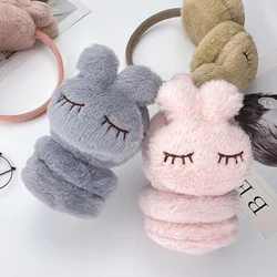 Novo bonito inverno quente earmuff para meninas e meninos de pelúcia quente coelho earcap crianças adorável inverno earmuffs orelha capa aquecedores