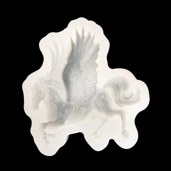 

Silicone Mold for jewelry Pegasus Horse with wing charms pendant Resin Silicone Mould handmade making tool epoxy resin molds
