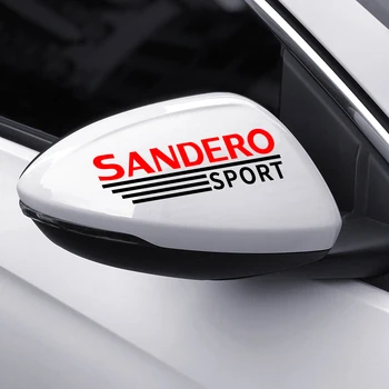 

For Renault Dacia Sandero Captivation Reflective Auto Reflective DIY Car Tuning Accessories 2PCS/Set Car Rearview Mirror Sticker