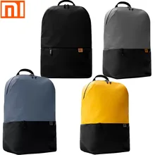 xiaomi Рюкзак Простой повседневный рюкзак 20L сумка большой емкости для мужчин и женщин 450g ультралегкий водонепроницаемый рюкзак для ноутбука