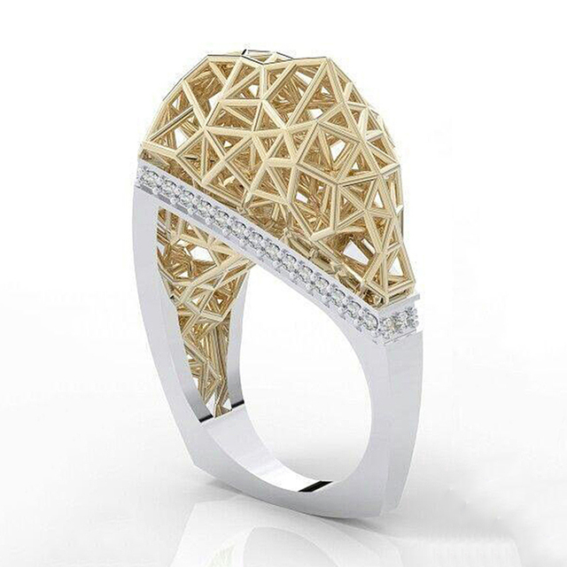 Mechanical Gear Wheel Men Ring Silver Color Punk Wedding Band Finger Rings for Women Modern  Jewelry O5T292