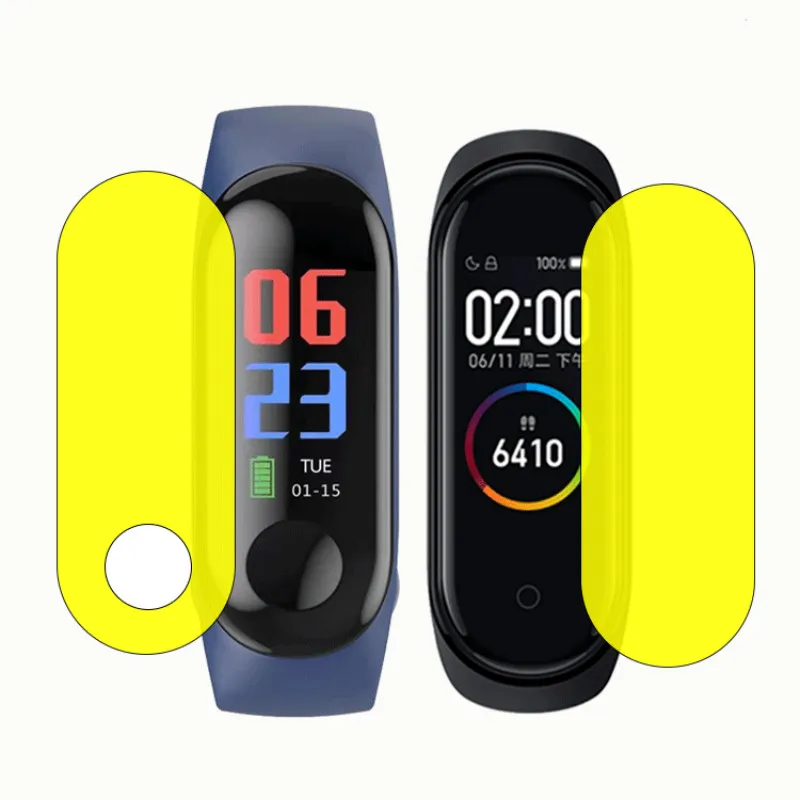 Для Xiaomi Mi Band 4 защитная пленка для экрана для Xiaomi Mi Band 4 смарт-браслет аксессуары полноэкранная проницаемая пленка