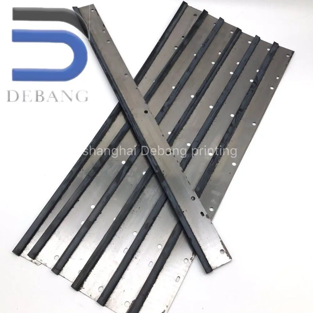 

5PCS Free shipping G2.010.502 jiaobu sm52 Printing machine wash up blade ;ength 615MM 7holes