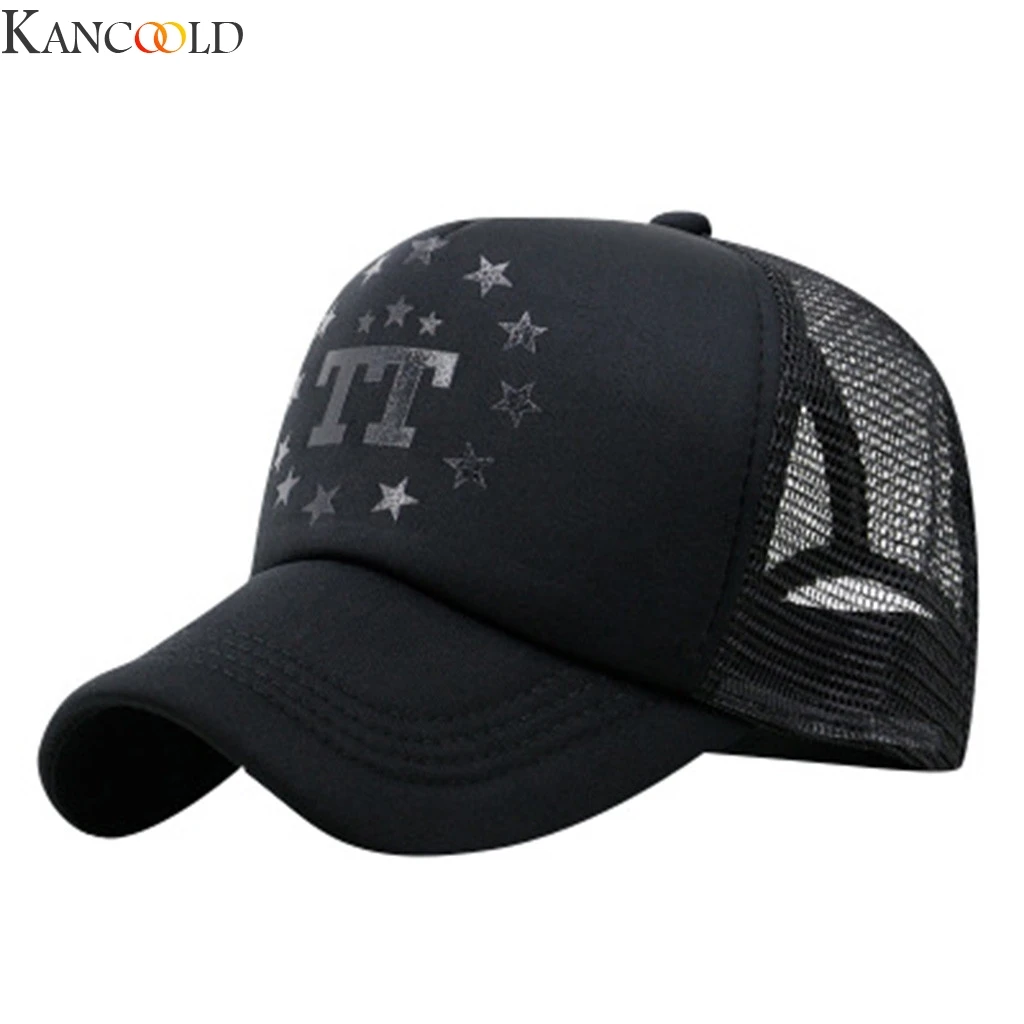 KANCOOLD Мужская и женская уличная дорожная Солнцезащитная шляпа Солнцезащитная дышащая сетчатая шляпа Женская хоккейная бейсболка с буквой W
