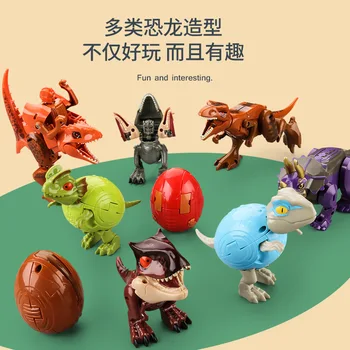 

Jurassic World2 Mini Collectible Action Figure Dinosaur Movable Joint Simulation Transformation Dinosaur Model Set Kids Toy Gift