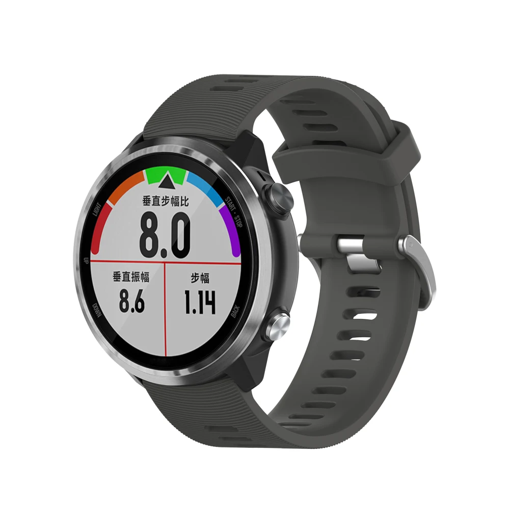 20 мм спортивный силиконовый ремешок для часов для Garmin Forerunner 245 245M 645 Vivoactive 3 умный браслет часы полоса красочный браслет