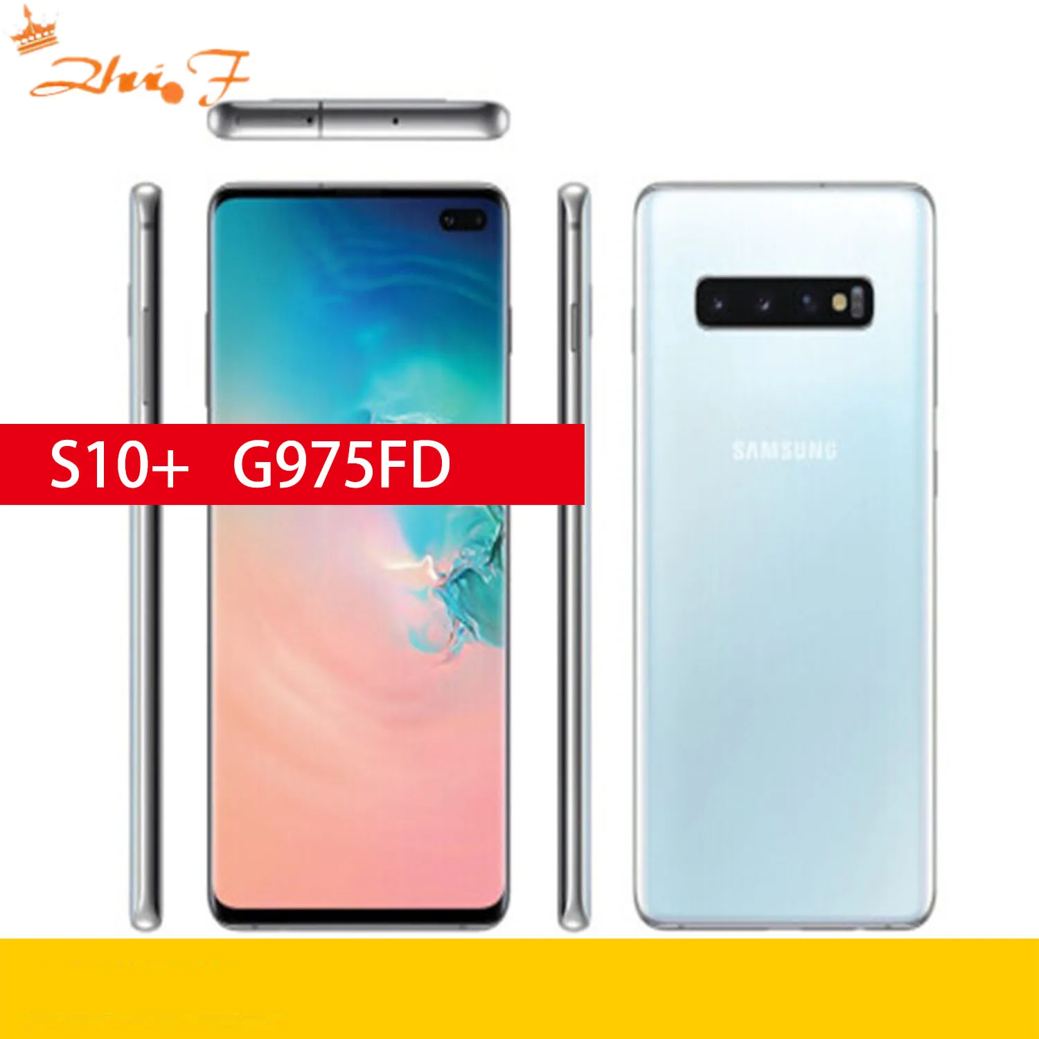 Samsung Galaxy S10 + g975F/D плюс 8 Гб оперативной памяти 128 мобильный телефон Dual sim карты Octa Core