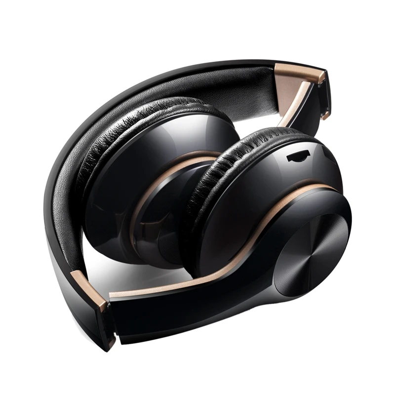 BESTWireless наушники Bluetooth V5.0 складные наушники ж/Встроенный микрофон Поддержка TF, FM, Aux гарнитуры для ПК/сотовых телефонов/ТВ