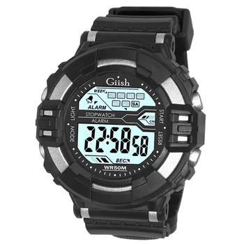 

Fashion Student Electronic Watch Children's Wrist Watches 8-18 Years Old Outdoor Sports Kids Alarm Anti-seismic Clock C313