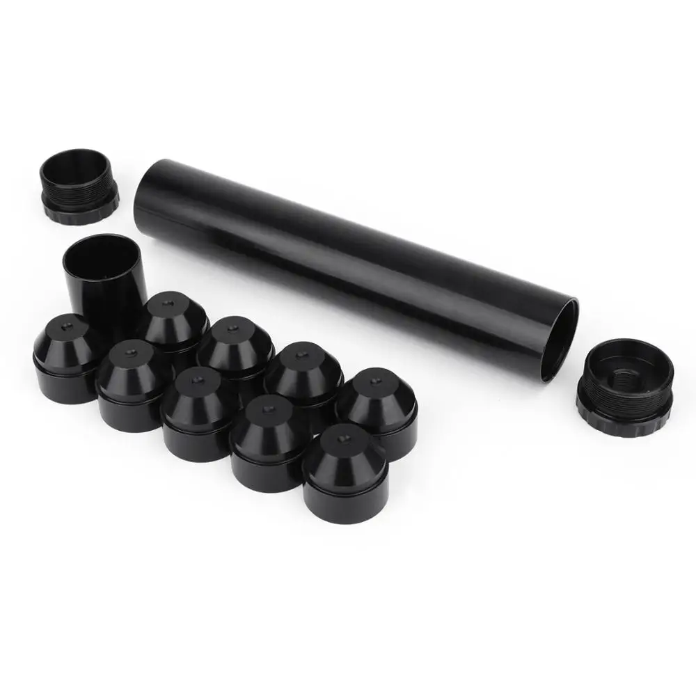Черный Areyourshop 5/8x24 алюминиевый топливный фильтр 1-3/4X10 NAPA 4003 WIX 24003 только для автомобилей использовать топливный фильтр комплект автомобильные аксессуары - Цвет: Черный