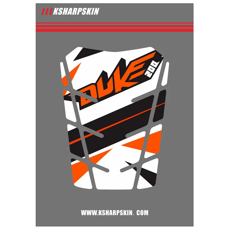 3D наклейка ADESIVI эмблема защитный Танк Pad Cas крышка подходит для KTM DUKE 200 DUKE200