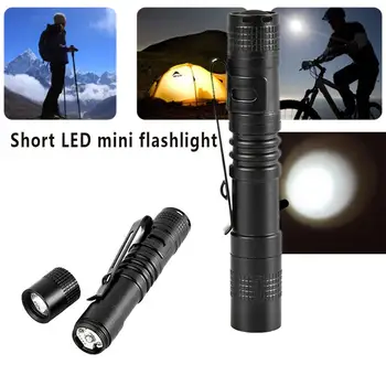 

LED Flashlight AAA Battery Sporting Goods Home Accessory Hiking Camping Super Bright Durable 20lm 1W Push Button Switch
