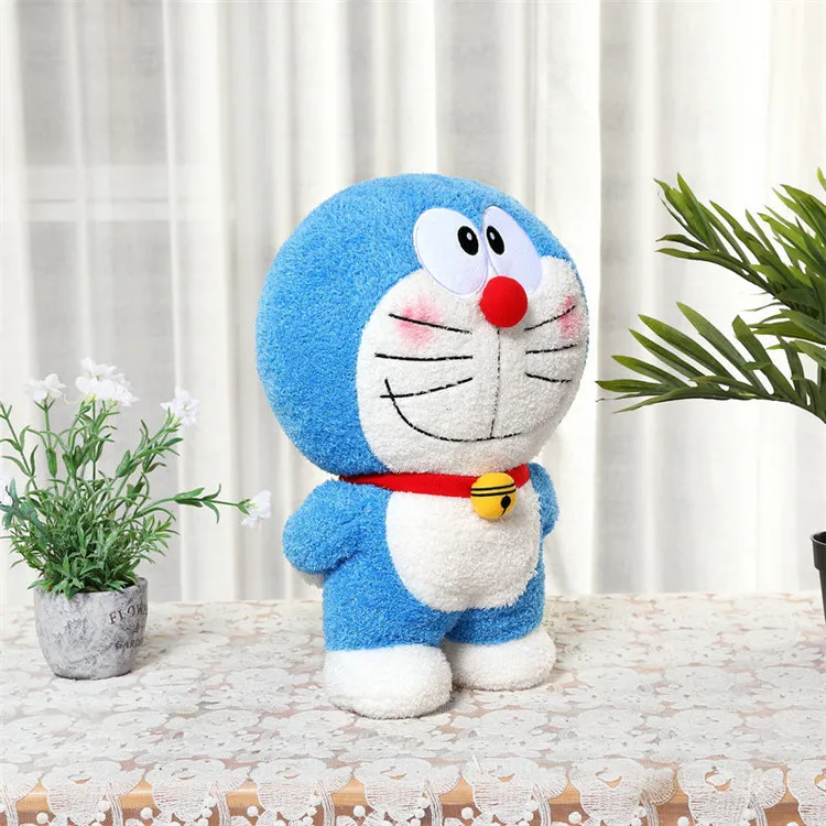 40 см японский натуральная Doraemon фигурка, плюшевая игрушка аниме куклы Мягкие высокое качество Peluche мягкие подушки подарок для мальчиков и девочек