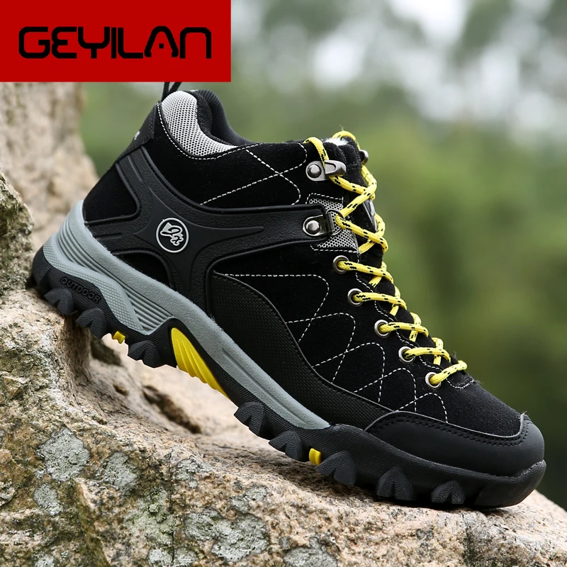 

2019 Suede Plus Velvet Strap Winter Boots Plush Warm Men's Anti-skiing Boots Retro Sports Shoes Men's Boots