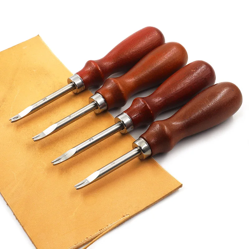 LMDZ Leather Working Tools Leather Skiving Tools Leather Kits for Beginner  Leather Edge Beveler Wool Daubers Sanding Strip Craft - AliExpress