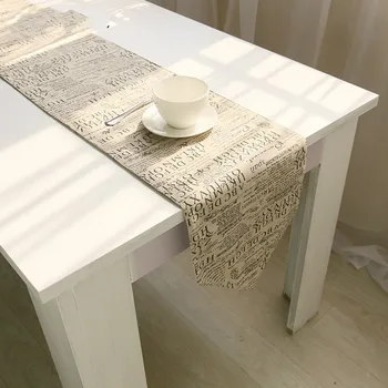 

Linen Table Runner Modern Table Runners Decoration Track on the table setting