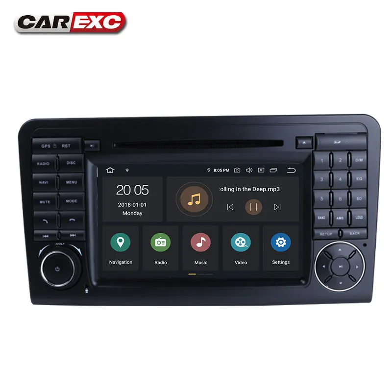 Top Android 9.0 Octa Cores Car DVD GPS Player For Benz ML W164 W300 ML350 ML450 ML500 GL X164 GL350 GL450 GL500 Radio Stere Carplay 3