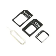 3 в 1 для Nano sim-карты для Micro Sim карты и стандартный адаптер sim-карты конвертер Аксессуары для мобильных телефонов