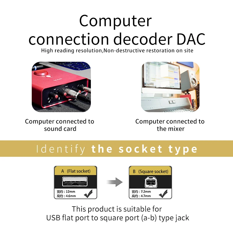 Cabo do Dac de Canare Áudio a b High-end tipo a para Cabo de Dados de Alta Fidelidade para o Decodificador do Misturador Alfa Digital ab Datilografar b Usb A-b 4n Ofc - Image 5