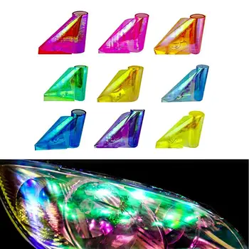 

120*30cm Shiny Chameleon Auto Car Styling Headlights Taillights Translucent Film Lights Turned Change Color Car Film Sticke
