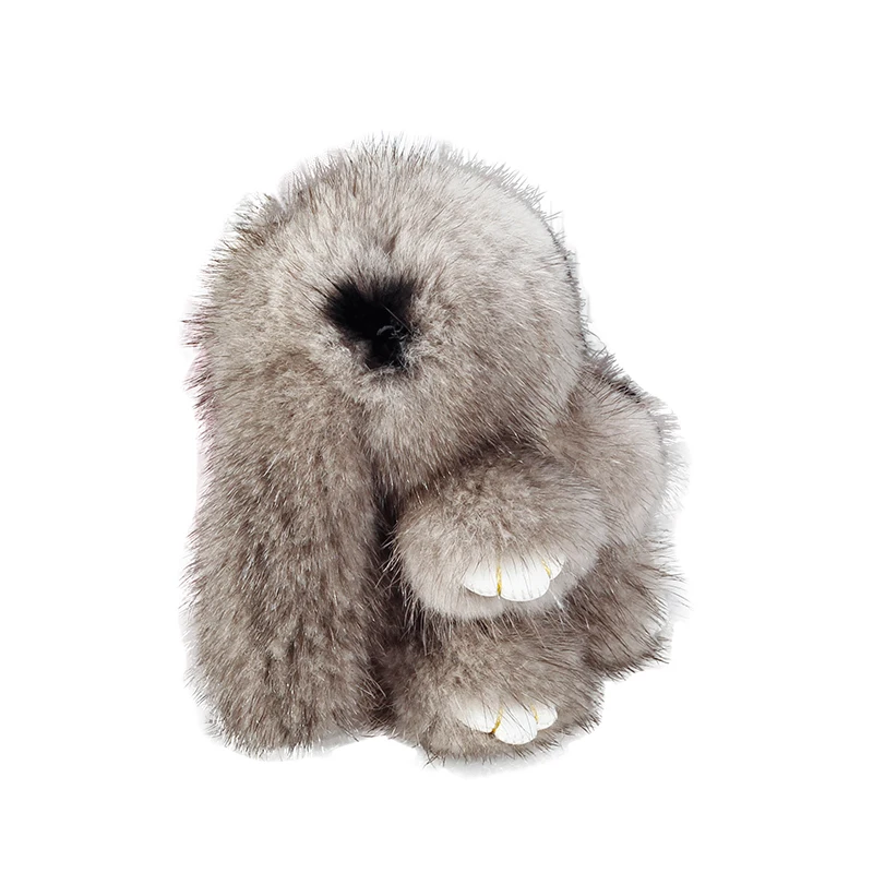 

Mink fur rabbit doll pendant small cute rabbit pendant mobile phone bag packaging pendant cute bunny key chain