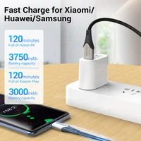 Vention Micro USB kabel 3A nylonowa szybka ładowarka USB typ C kabel danych do Samsung Xiaomi LG Android Micro USB kable telefonów komórkowych 2