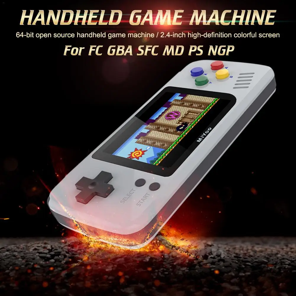 Новые 64-bit с открытым исходным кодом ручная игровая машина для FC GBA SFC MD PS NGP