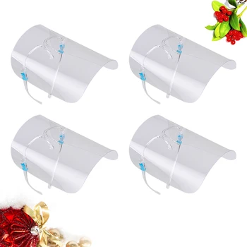 

4pcs Masks Anti Fog Transparent Detachable Safety Mask for Women Men