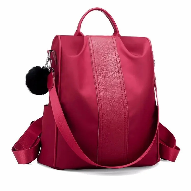 

Cross Border for Backpack Women's Zhao Liying Celebrity Style Simple Korean-style Oxford Cloth Backpack a Generation of Fat Manu